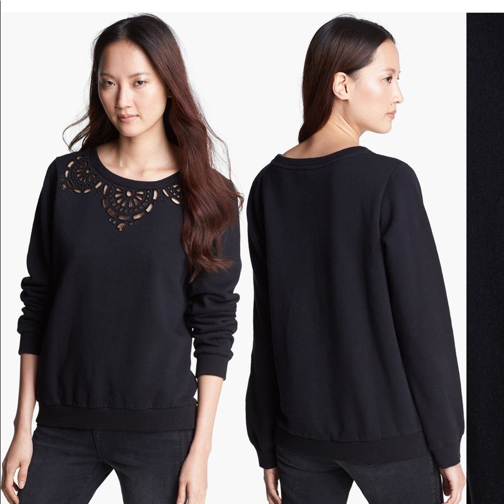 Joie Cherelle cutout sweater xs